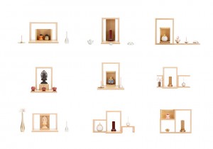 A4仏壇　置き方のイメージ