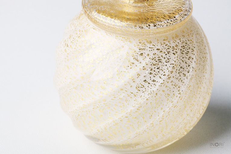 アートガラス製骨壺 KANON-かのん Sサイズ。ガラス製の美しい分骨壷シリーズ。